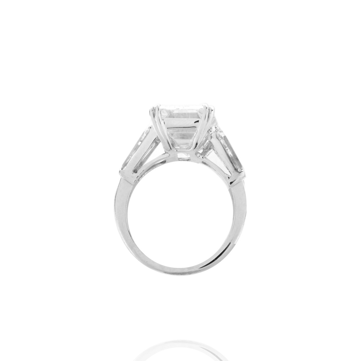 Diamond and Platinum Ring