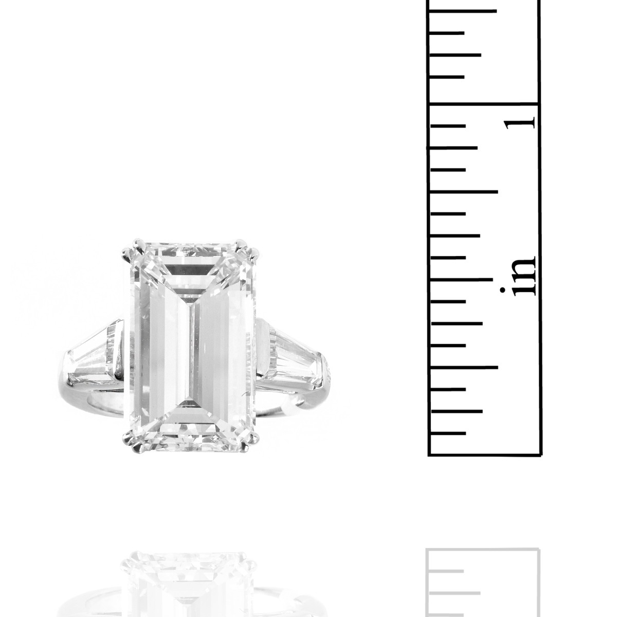 Diamond and Platinum Ring