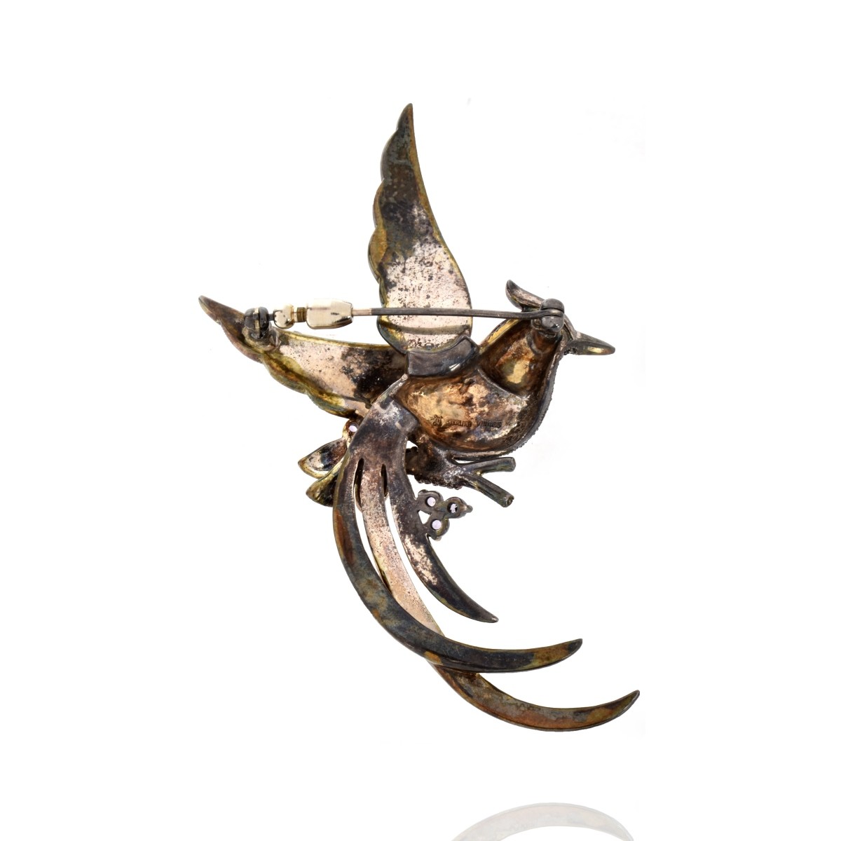 Sterling Bird Brooch