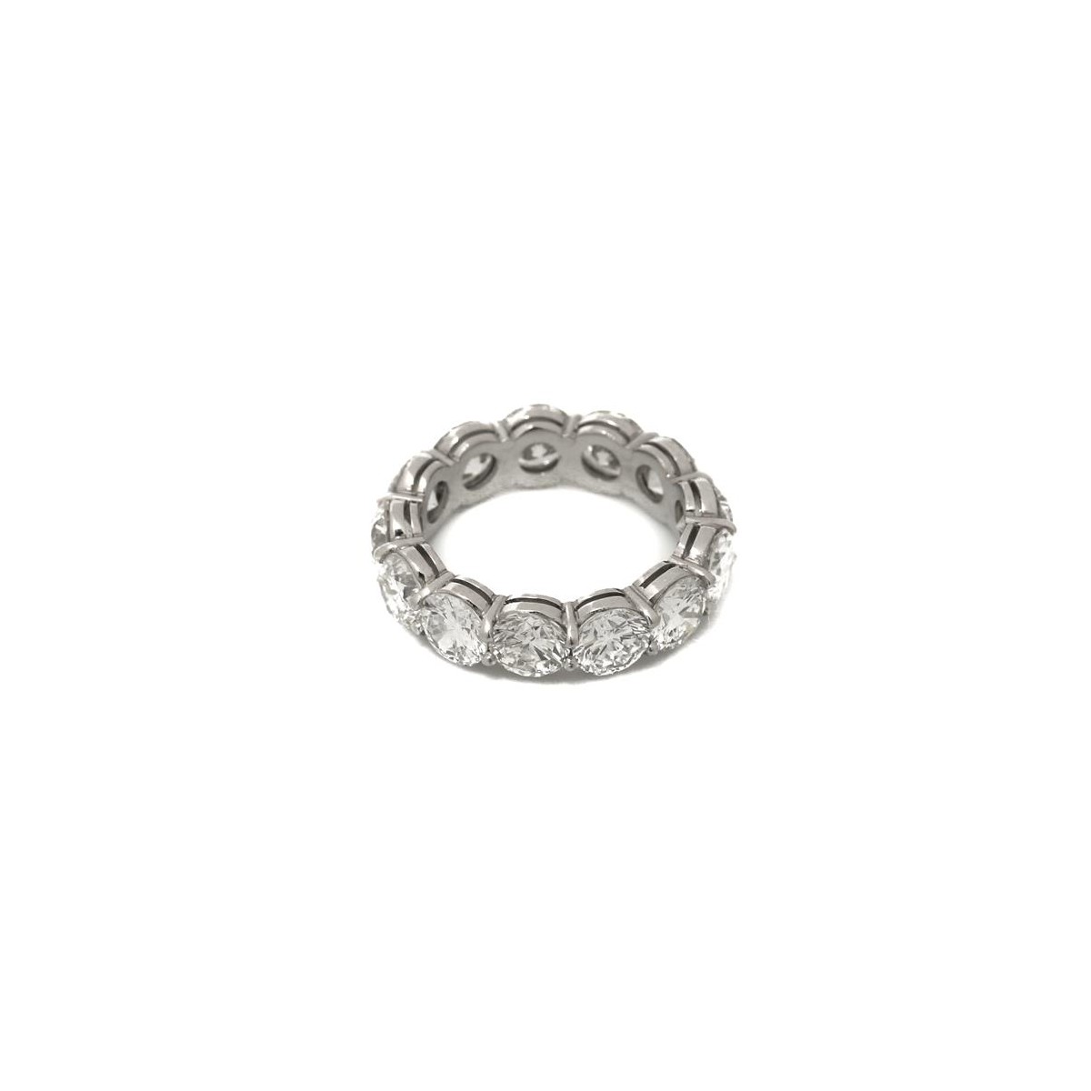 Diamond and Platinum Eternity Band