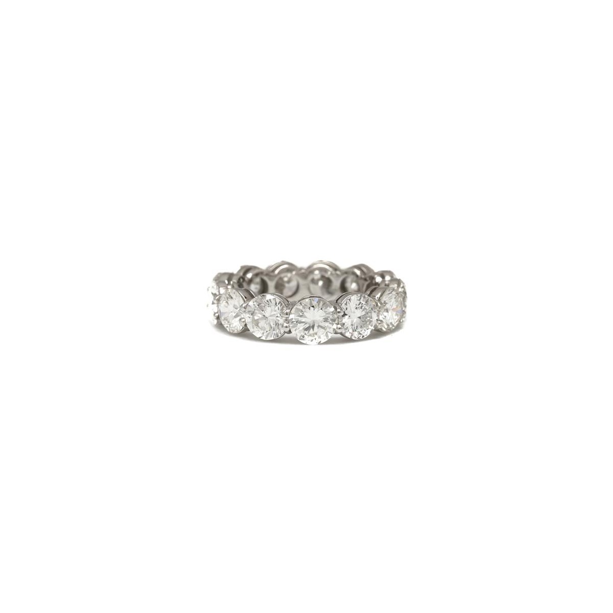 Diamond and Platinum Eternity Band