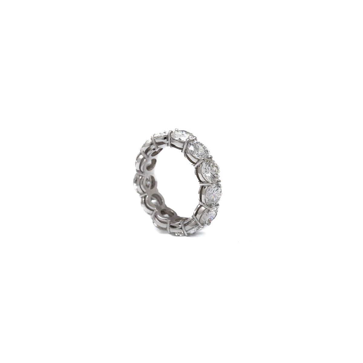 Diamond and Platinum Eternity Band