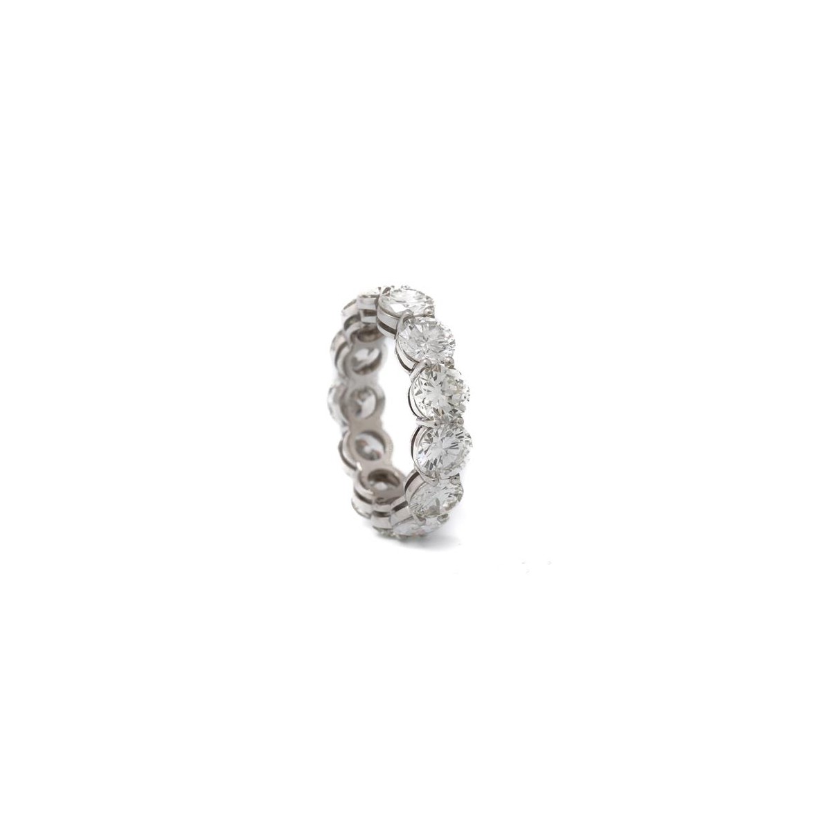 Diamond and Platinum Eternity Band