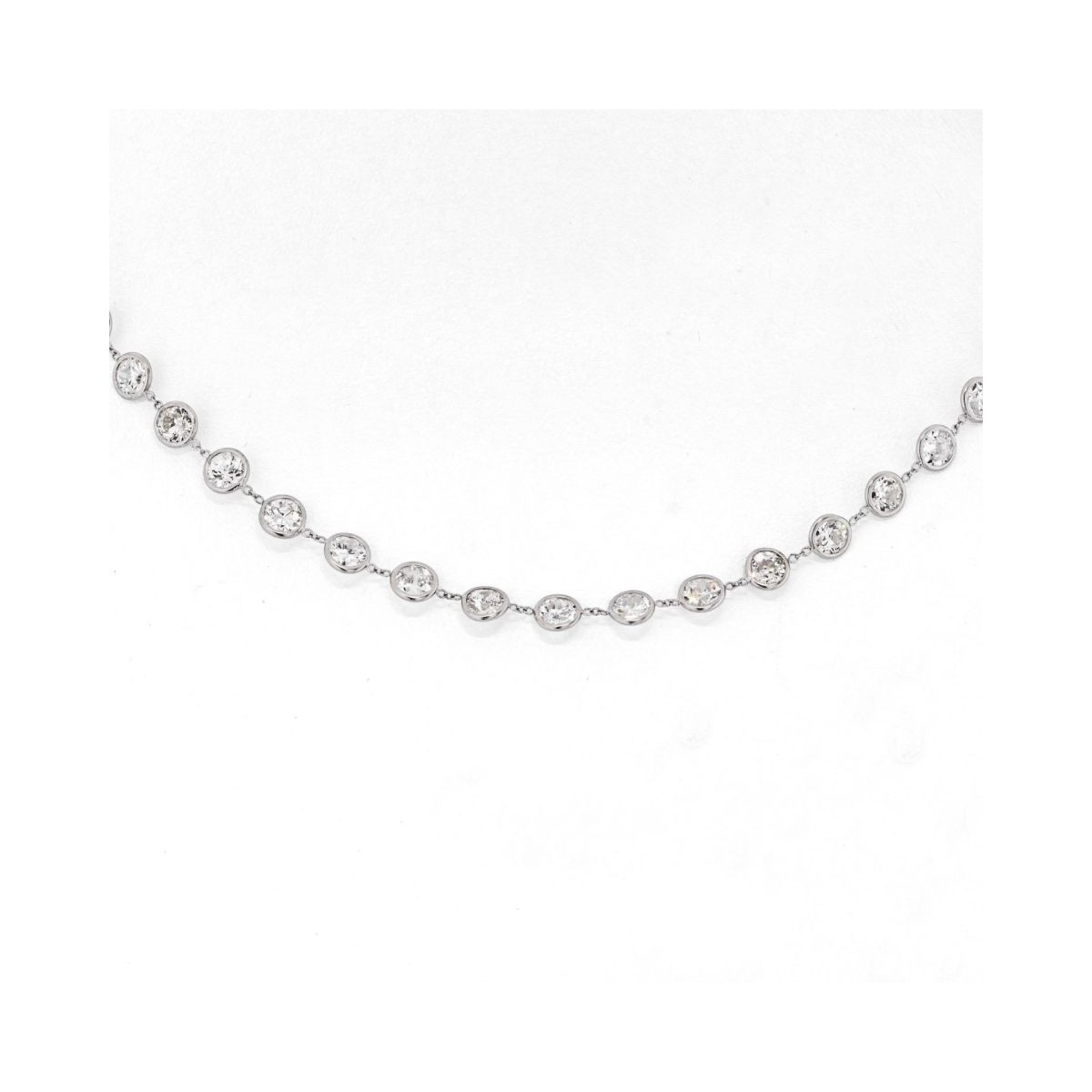 Diamond and Platinum Necklace