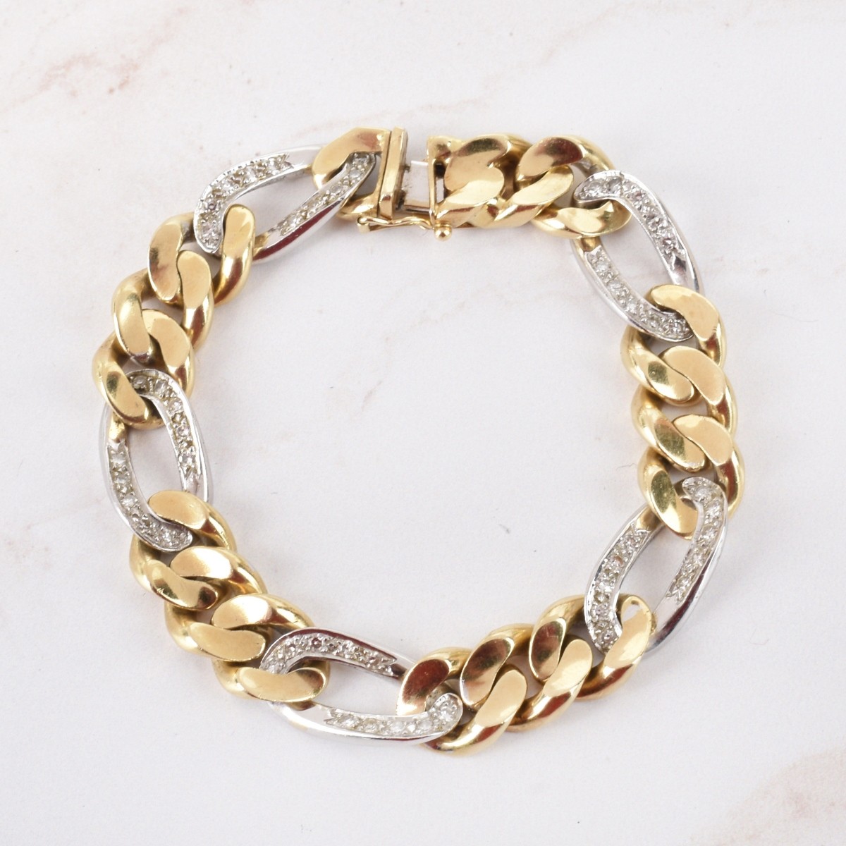 Diamond and 14K Bracelet