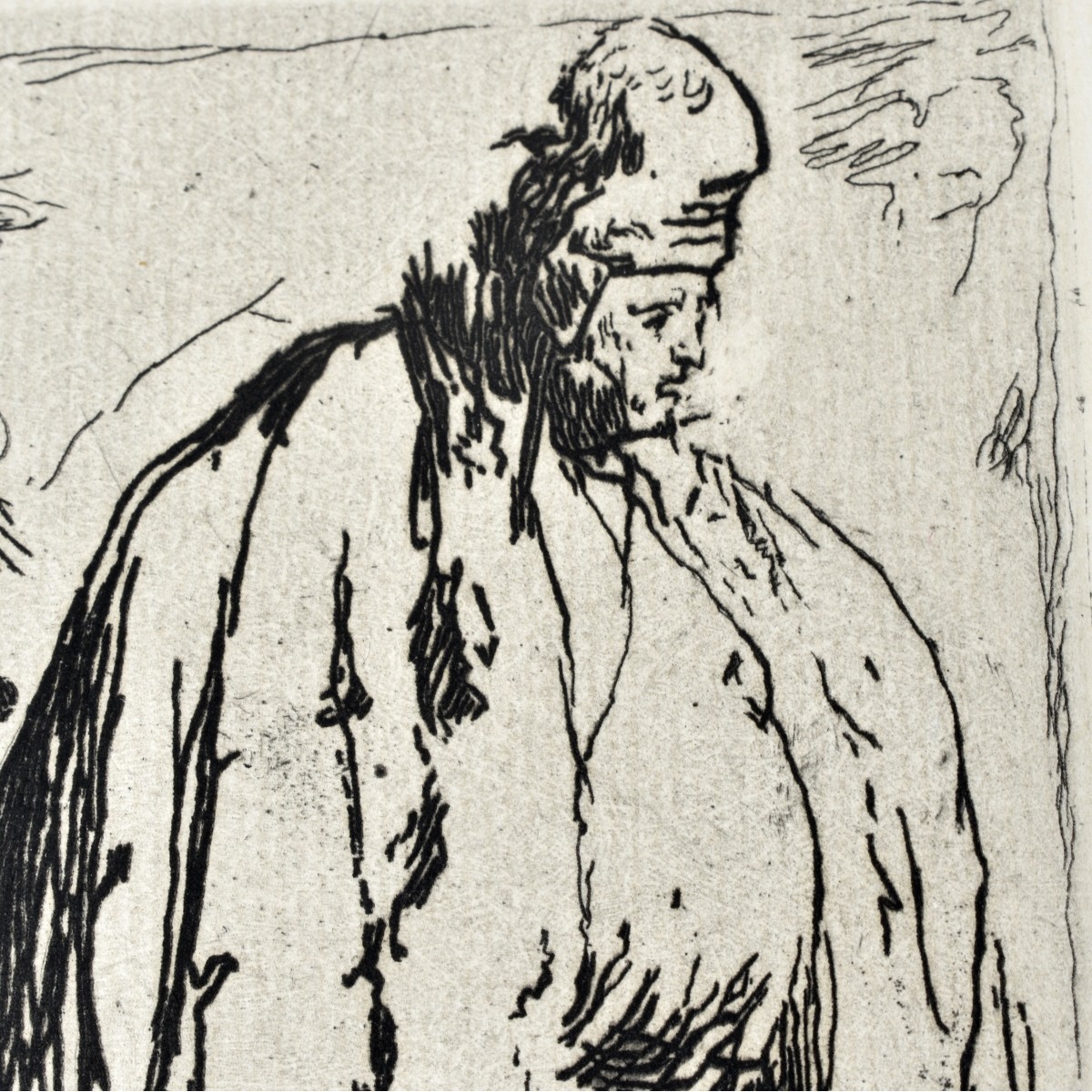 After: Rembrandt H van Rijn (1606-1669) Etching