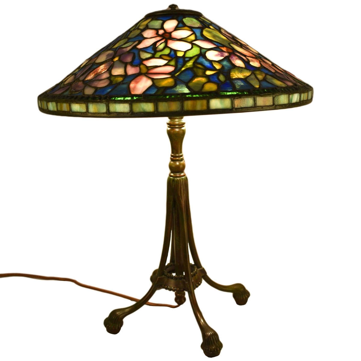 Tiffany Studios Clematis Lamp