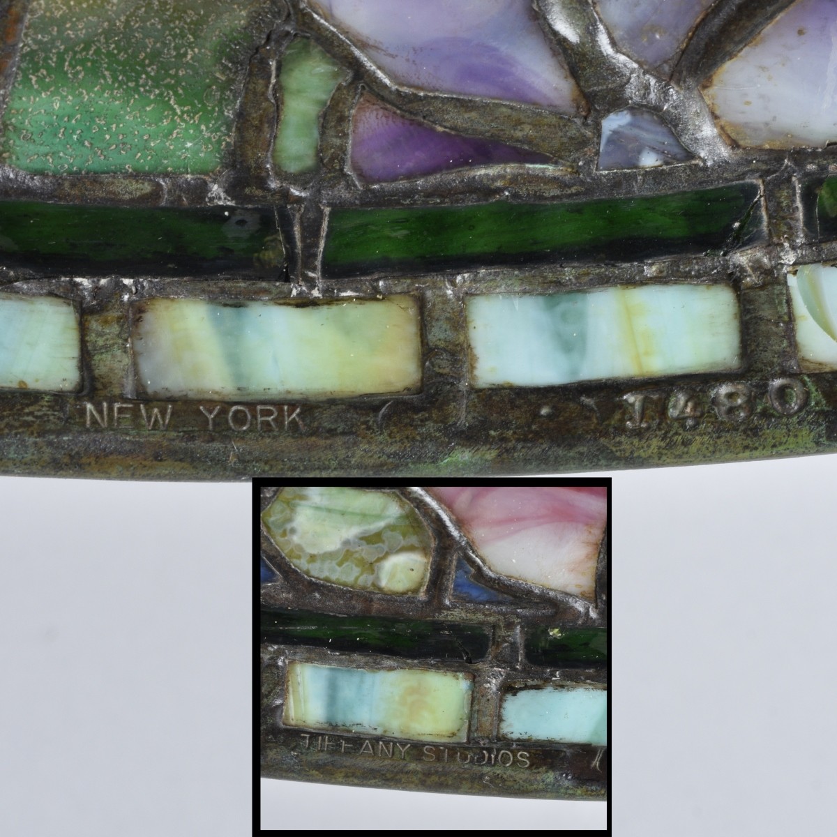 Tiffany Studios Clematis Lamp