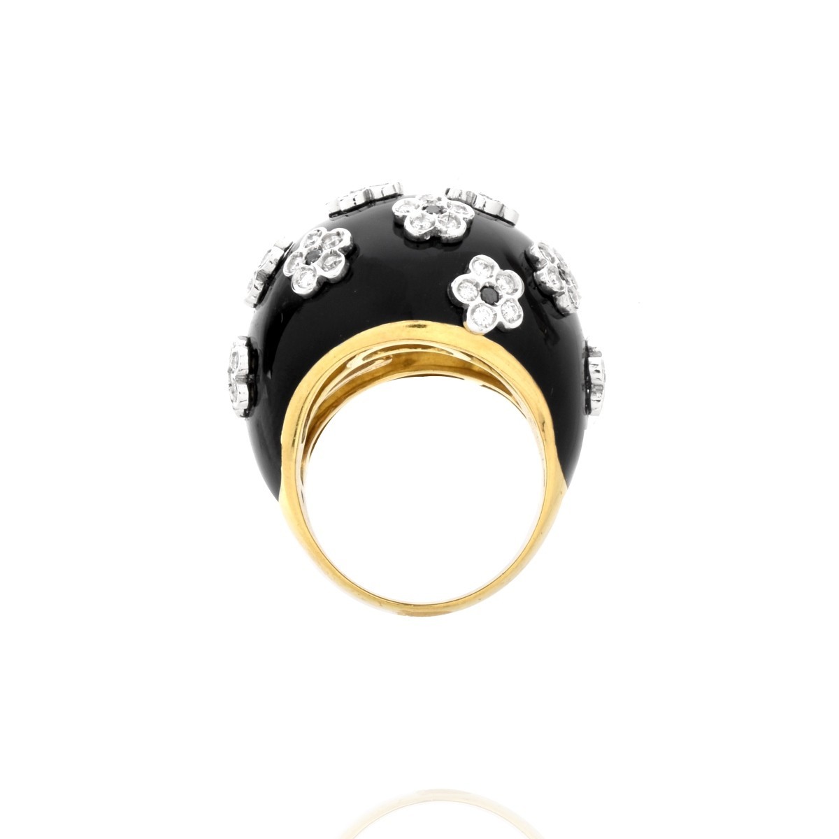 Casato Diamond, Onyx and 18K Ring