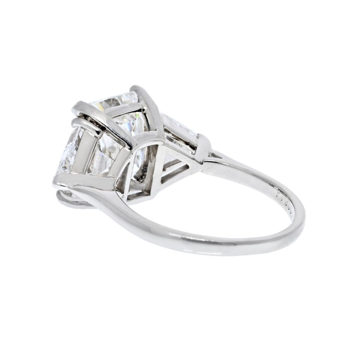 GIA 7.51ct Diamond and 18K Engagement Ring