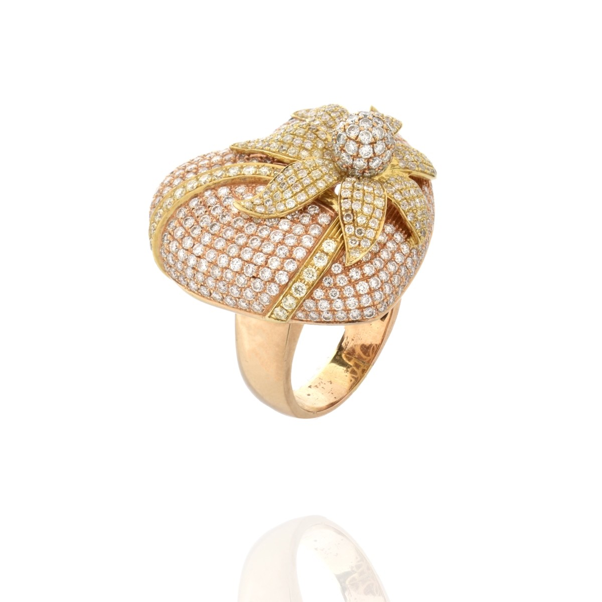 Diamond and 18K Ring