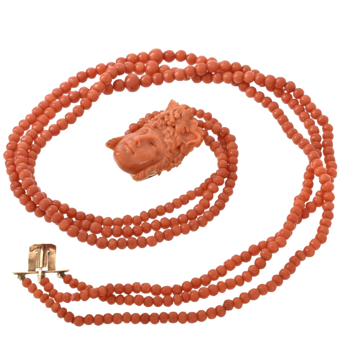 Antique Coral Necklace