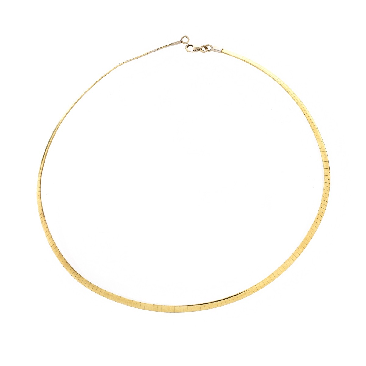 14K Omega Necklace