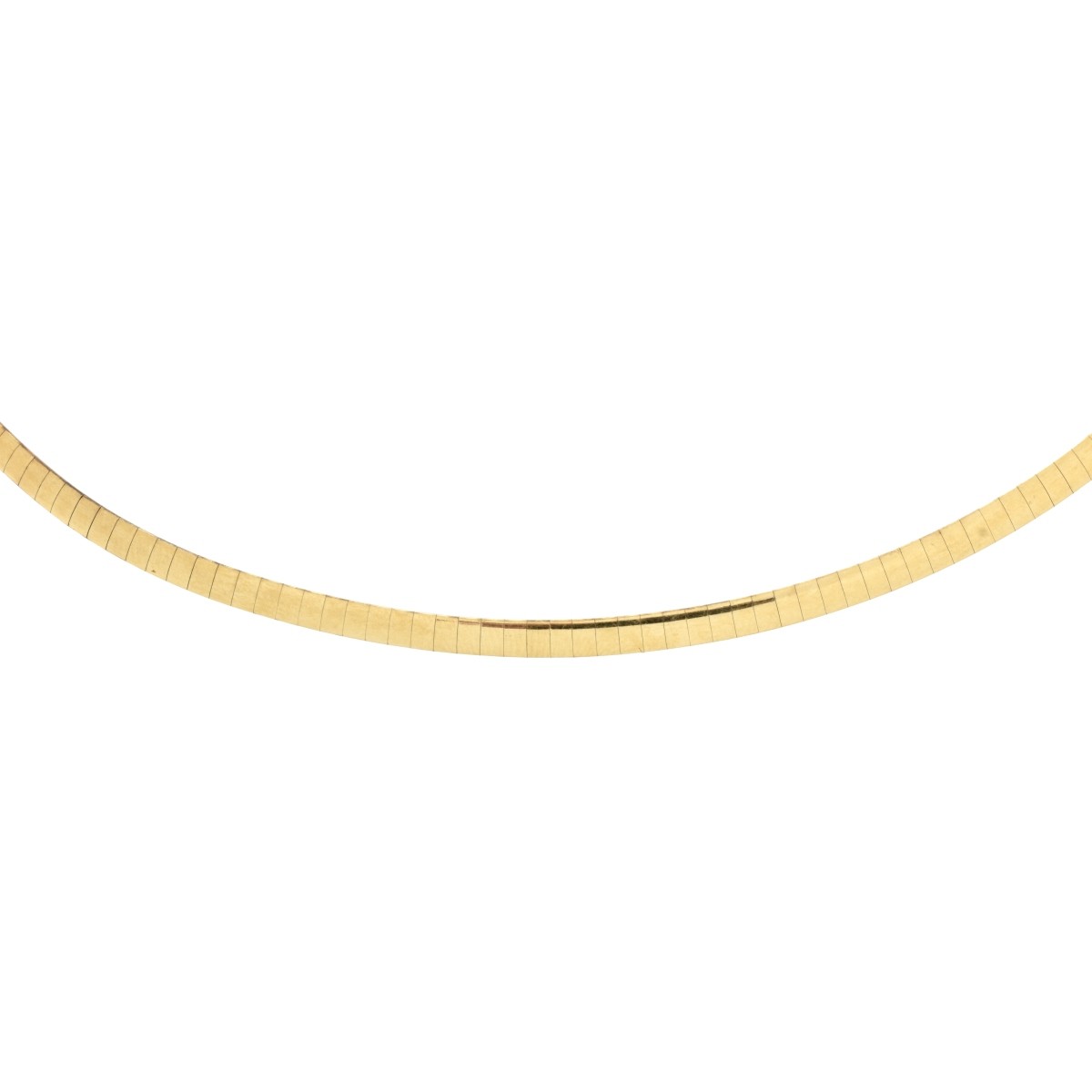 14K Omega Necklace