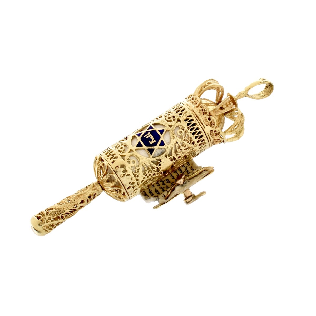 14K Judaica Pendant