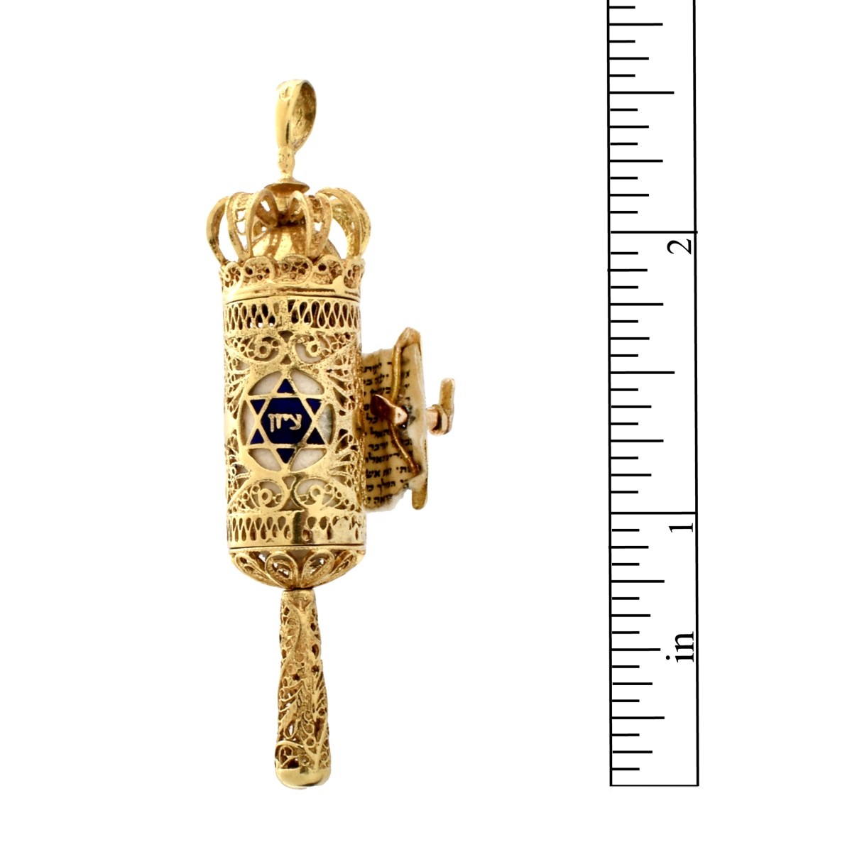 14K Judaica Pendant