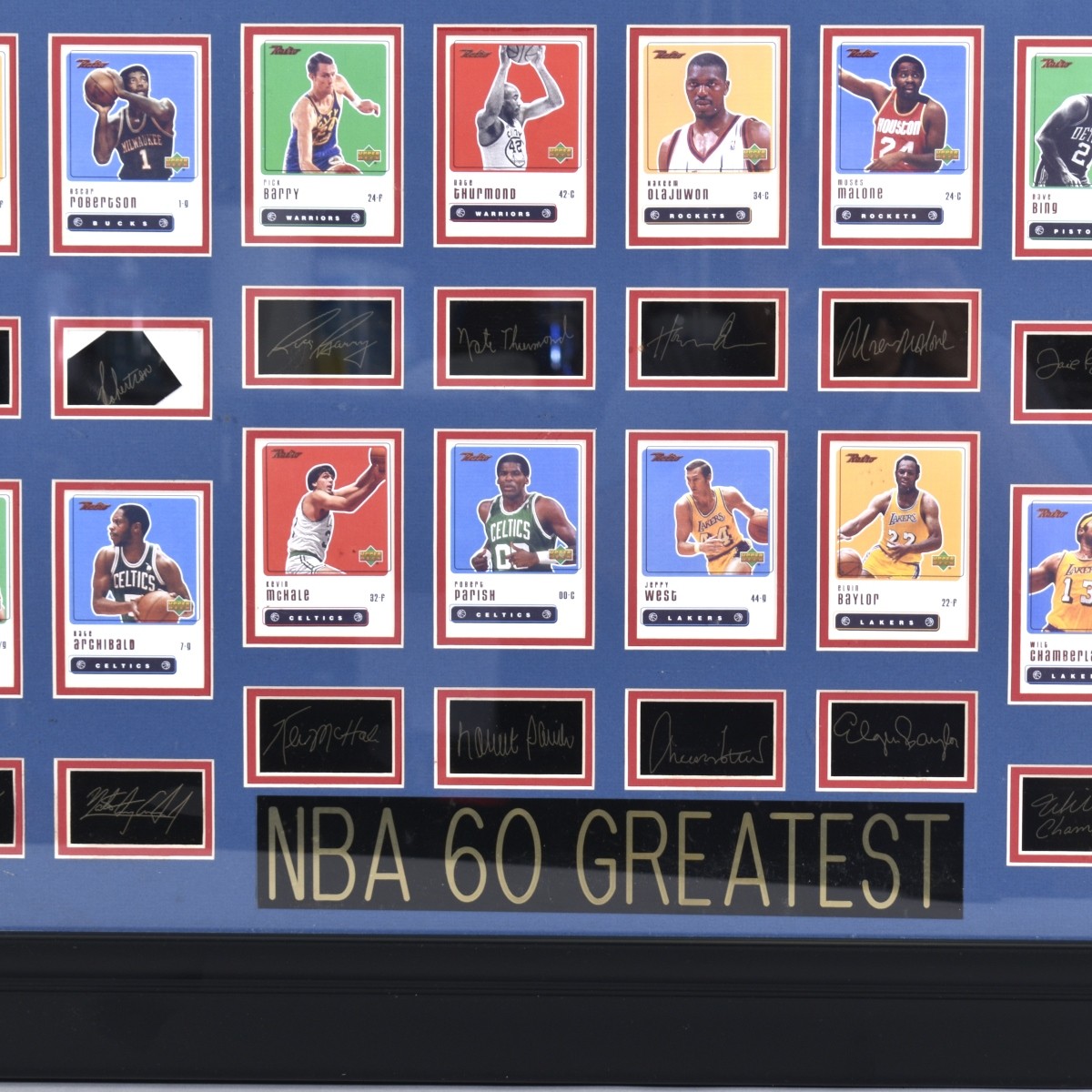 NBA 60 Greatest Sport Memorabilia