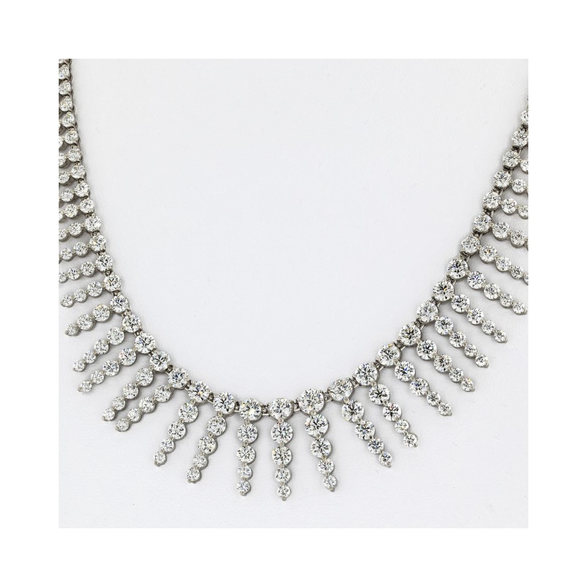 Diamond, Platinum and 18K Necklace