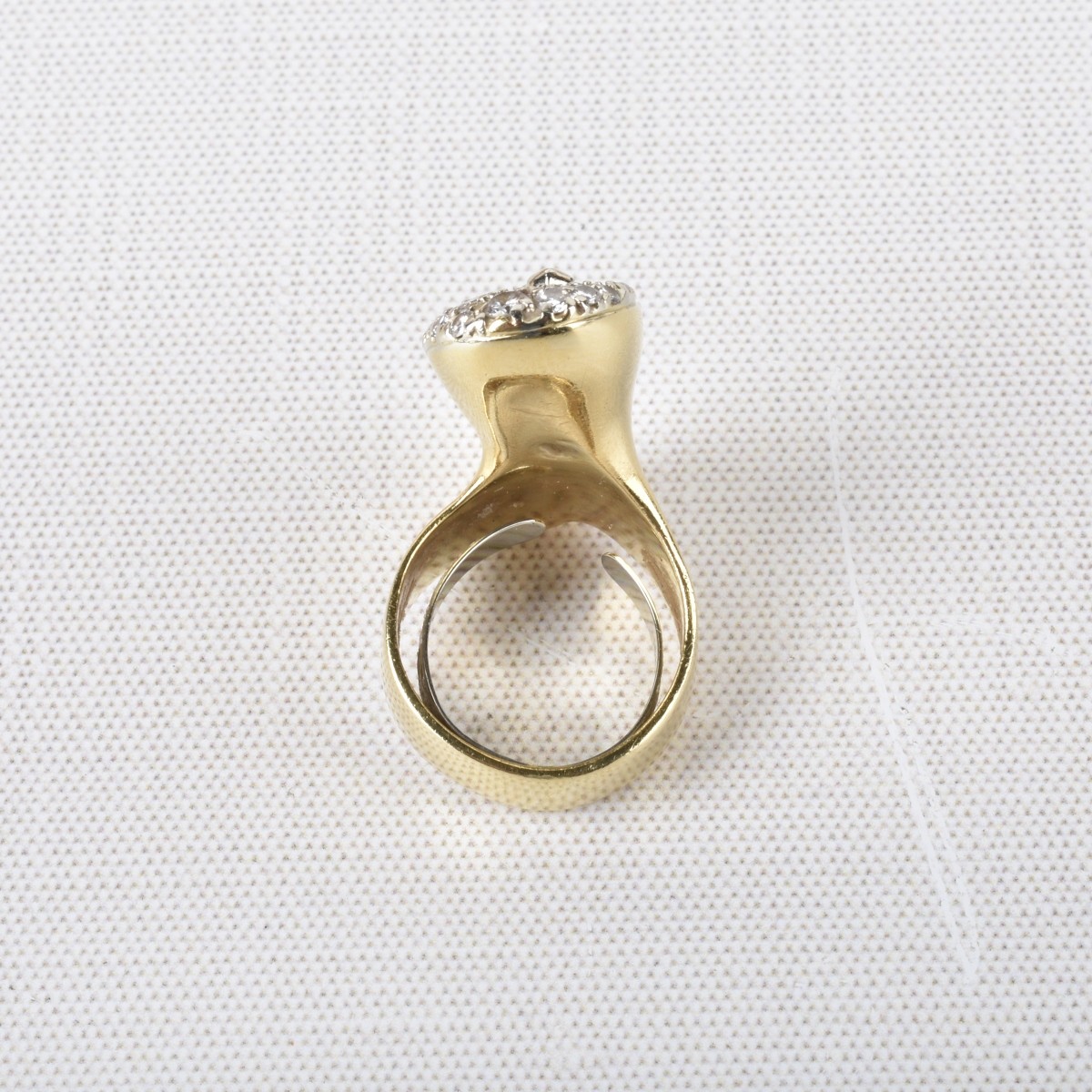 Diamond and 18K Ring