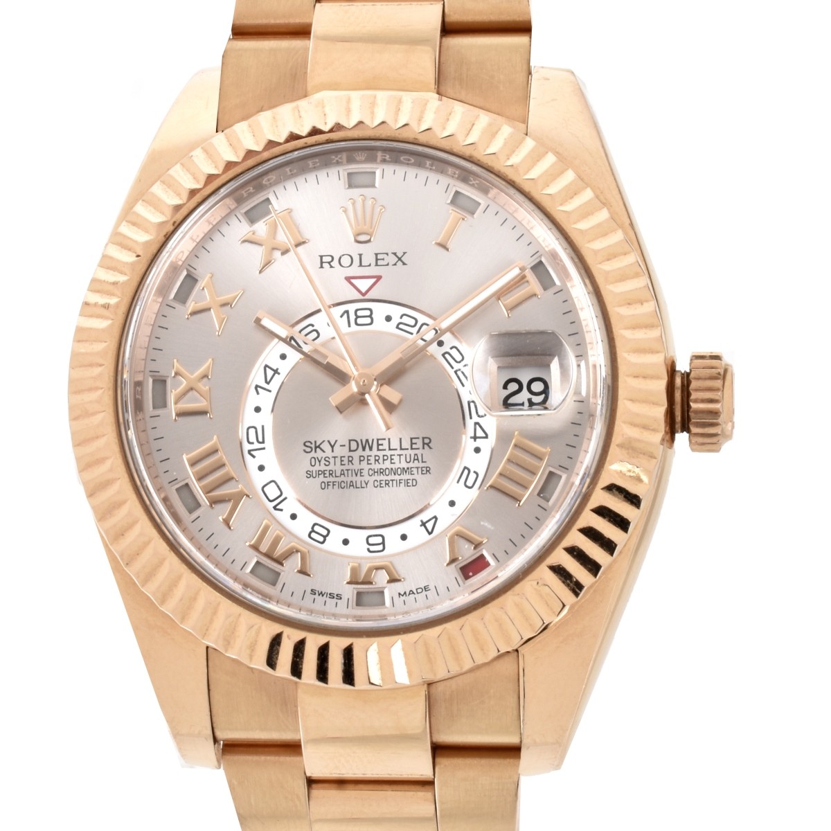 Rolex Sky-Dweller 18K Everrose