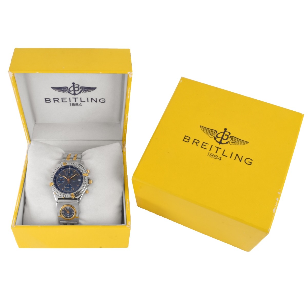 Breitling Stainless Steel and 18K Chrono