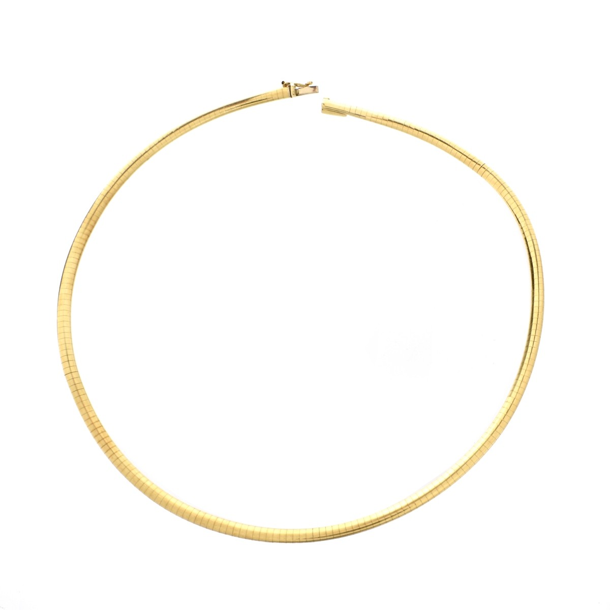 14K Omega Necklace