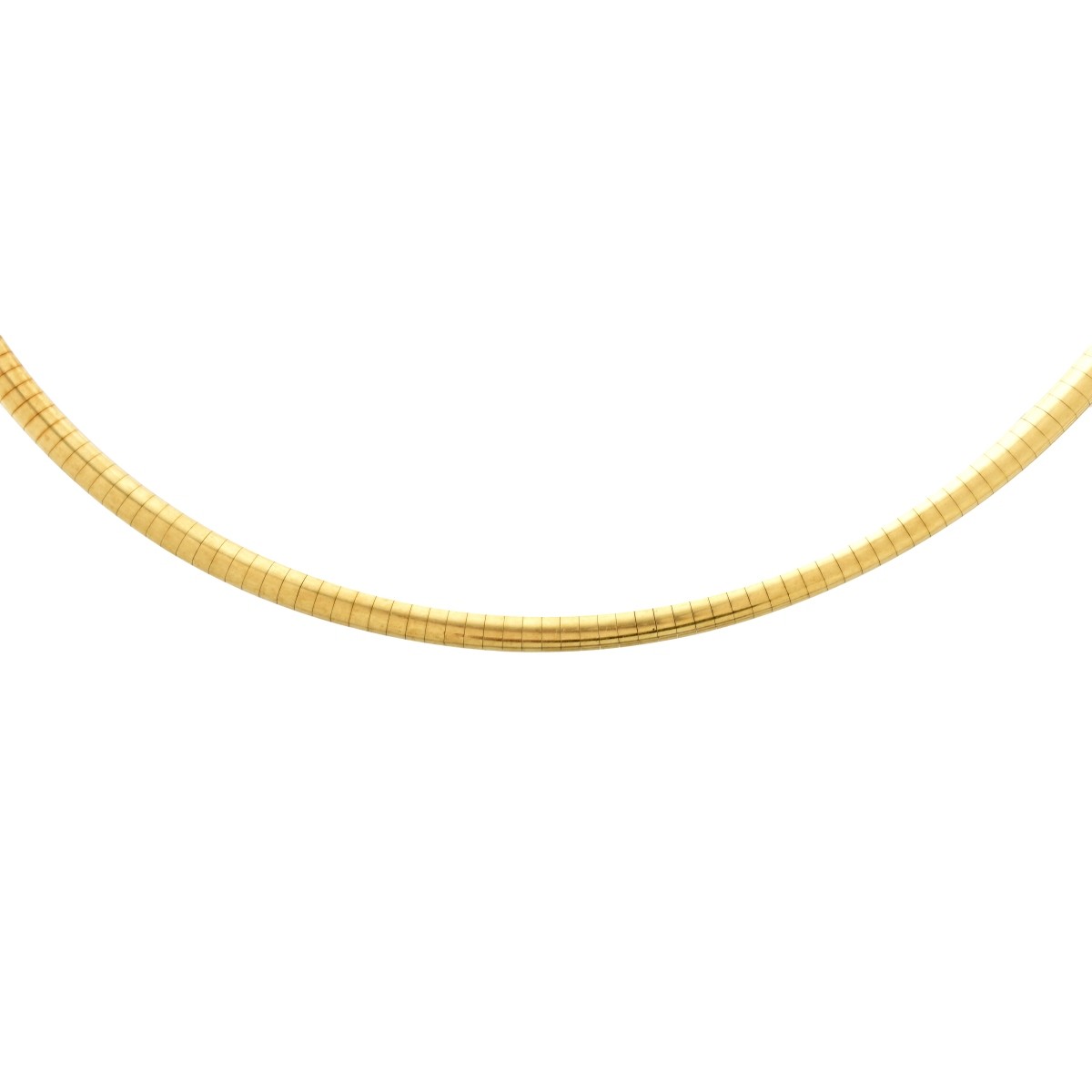 14K Omega Necklace