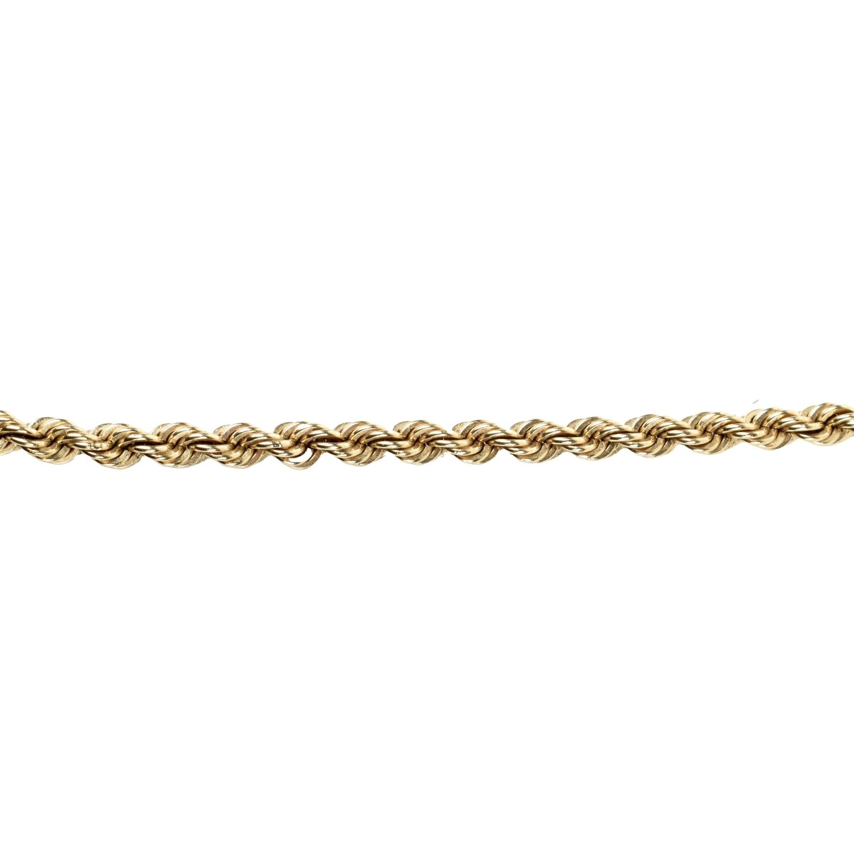 14K Rope Chain Necklace