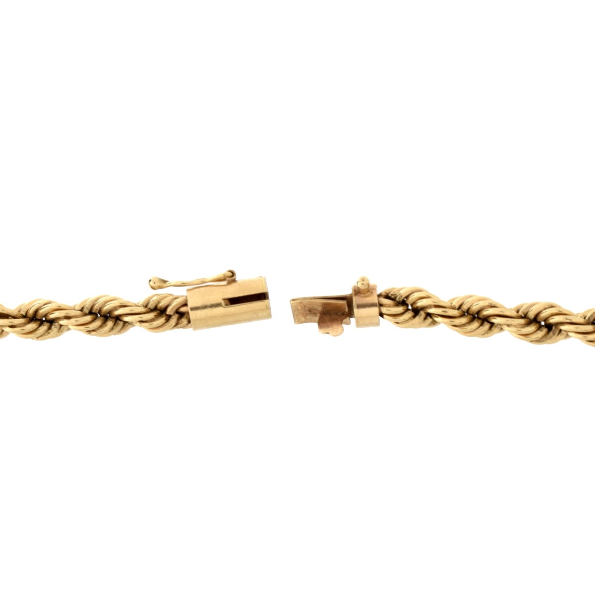 14K Rope Chain Necklace