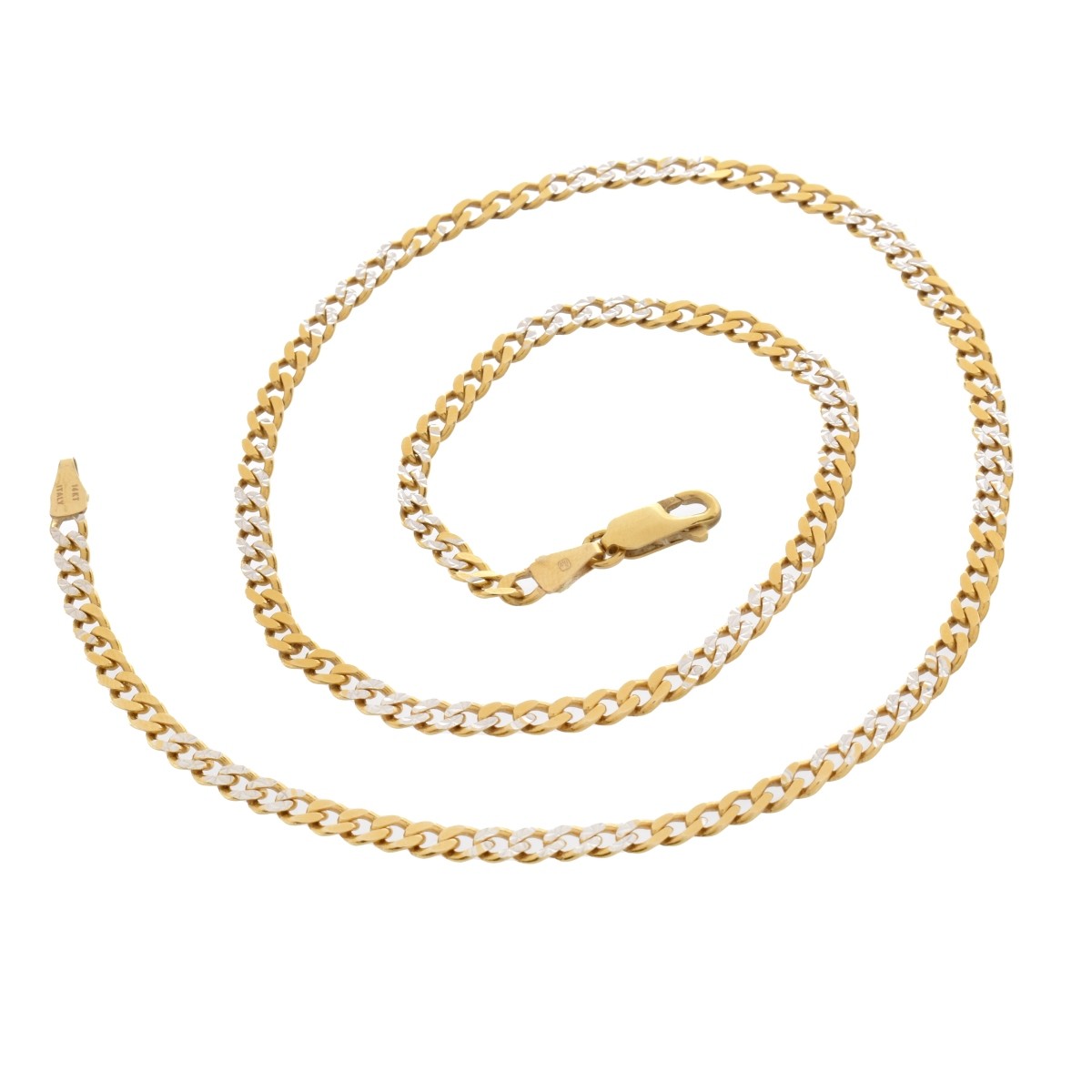 14K Link Necklace