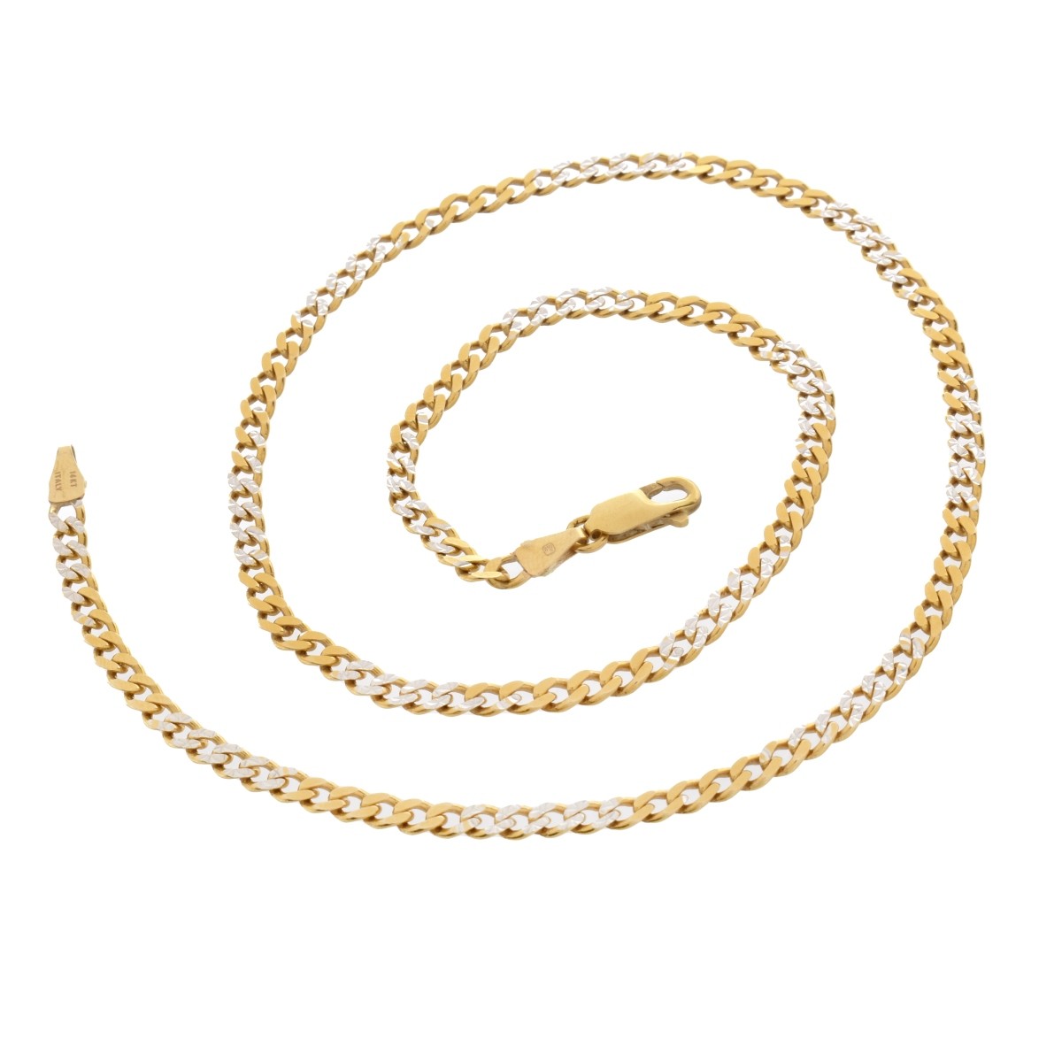 14K Link Necklace