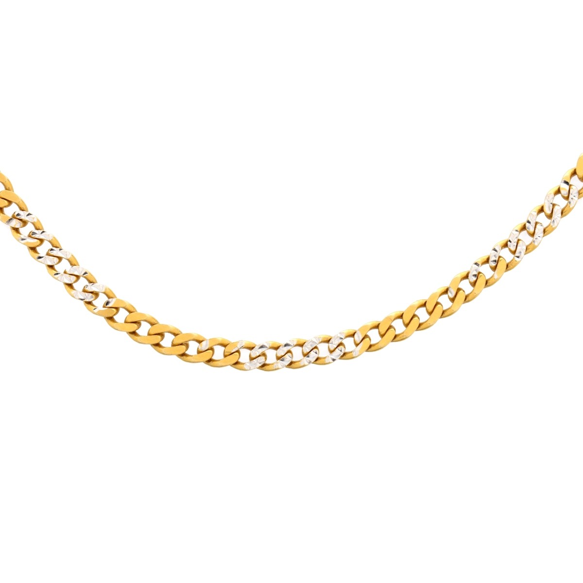 14K Link Necklace