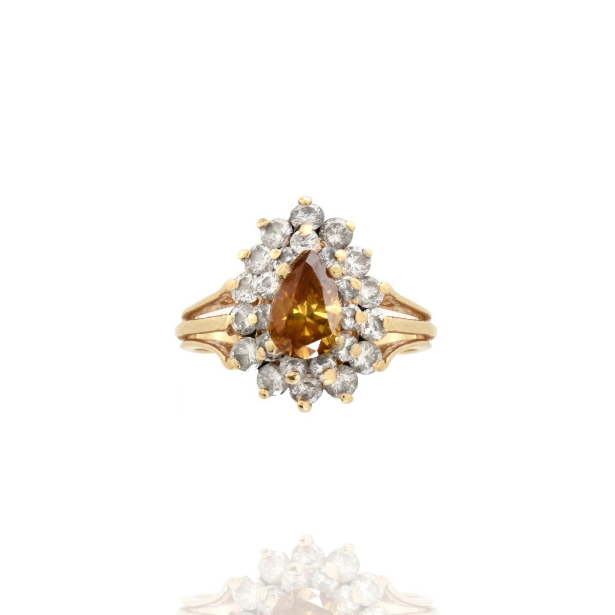 GIA Diamond and 14K Ring