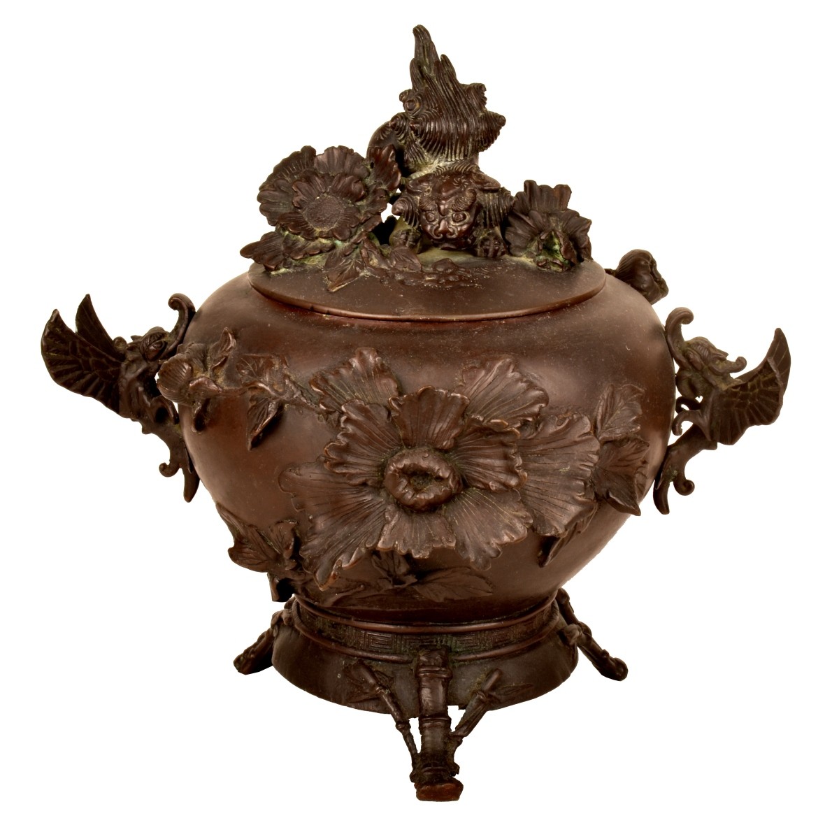 Japanese Bronze Incense Burner