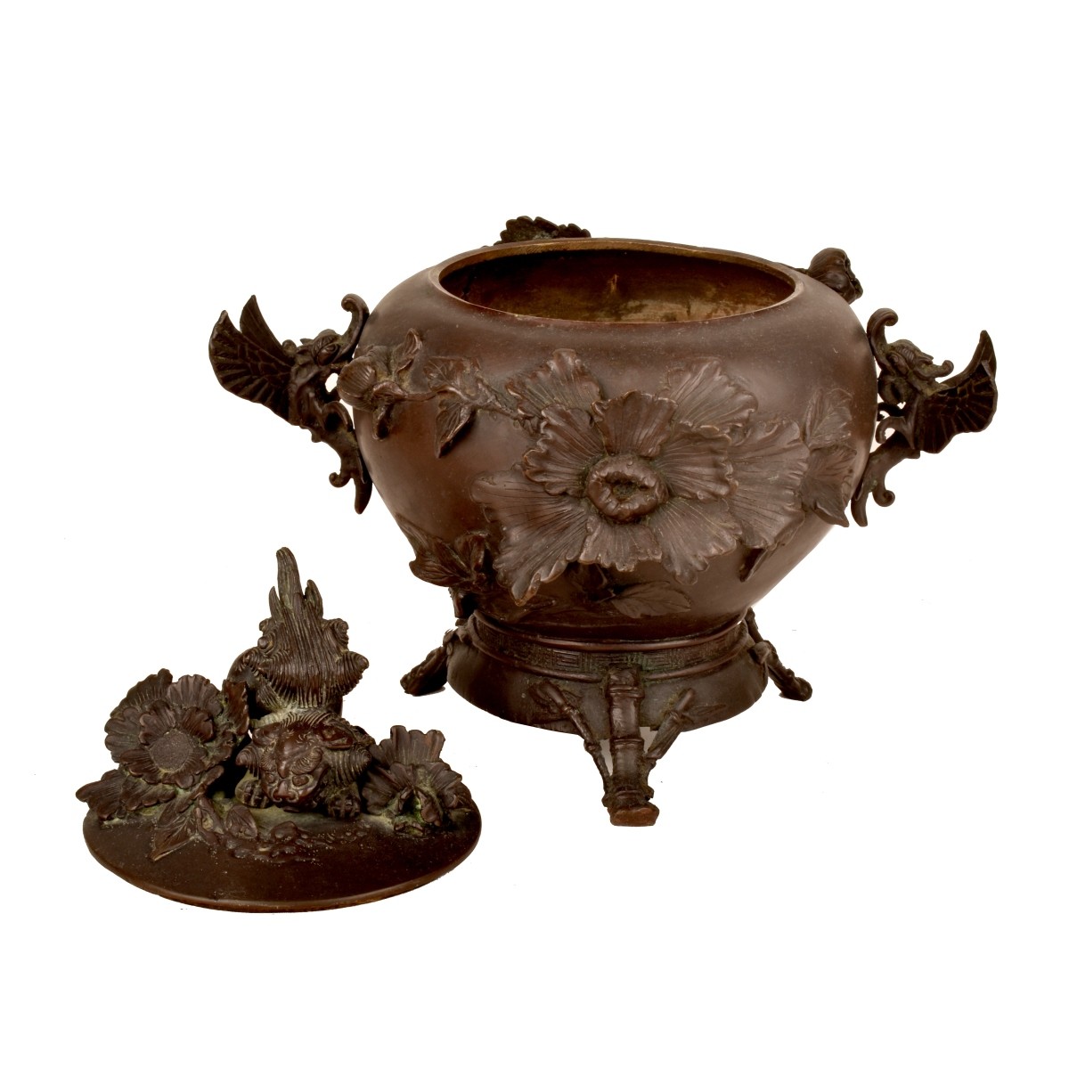 Japanese Bronze Incense Burner