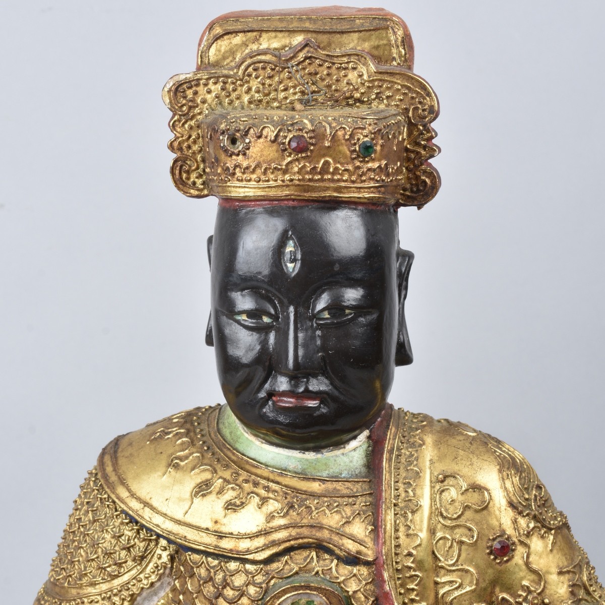 Chinese Emperor Temple Figure