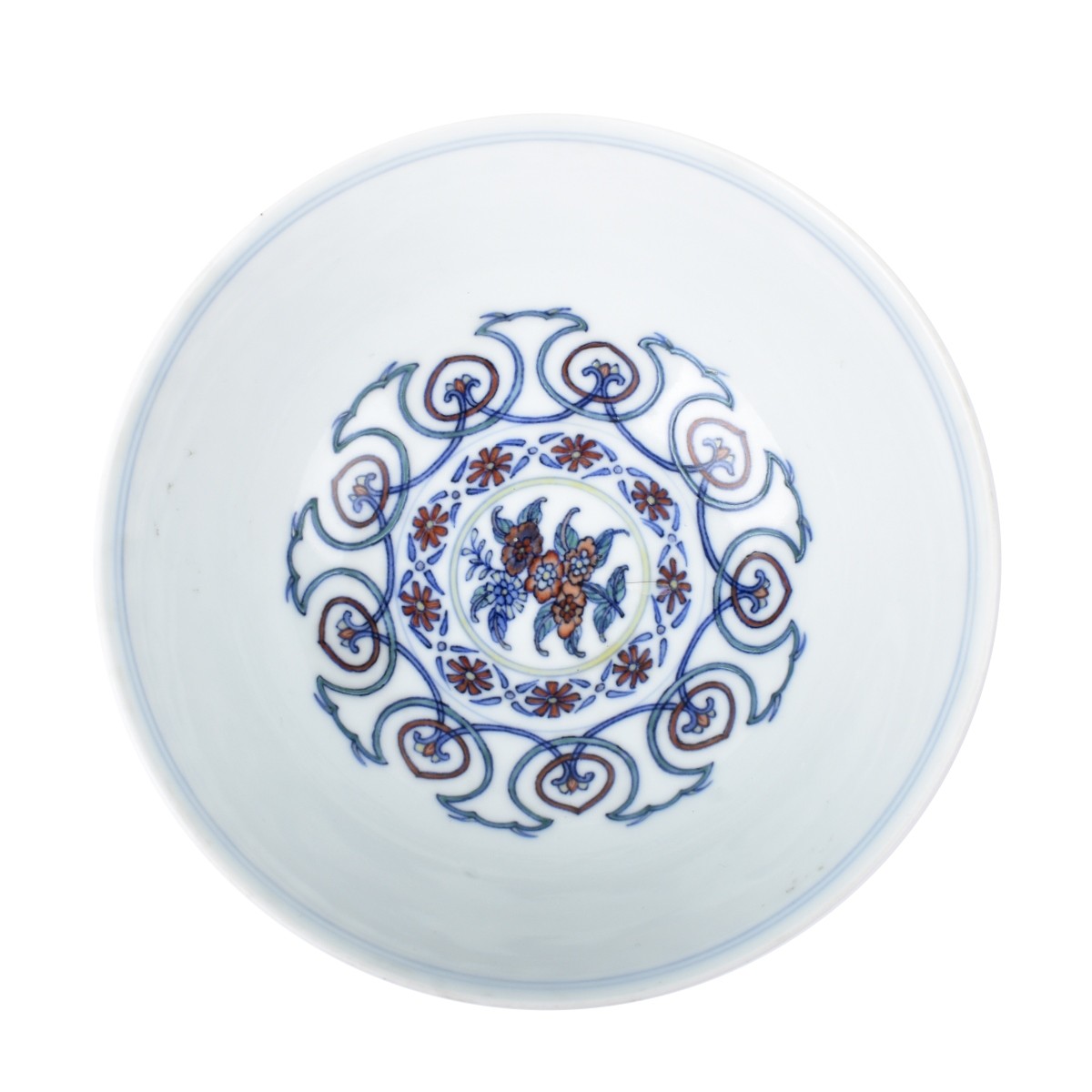 Chinese Doucai Porcelain Bowl