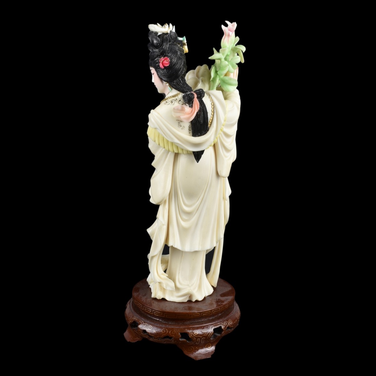 Antique Chinese Geisha Figurine