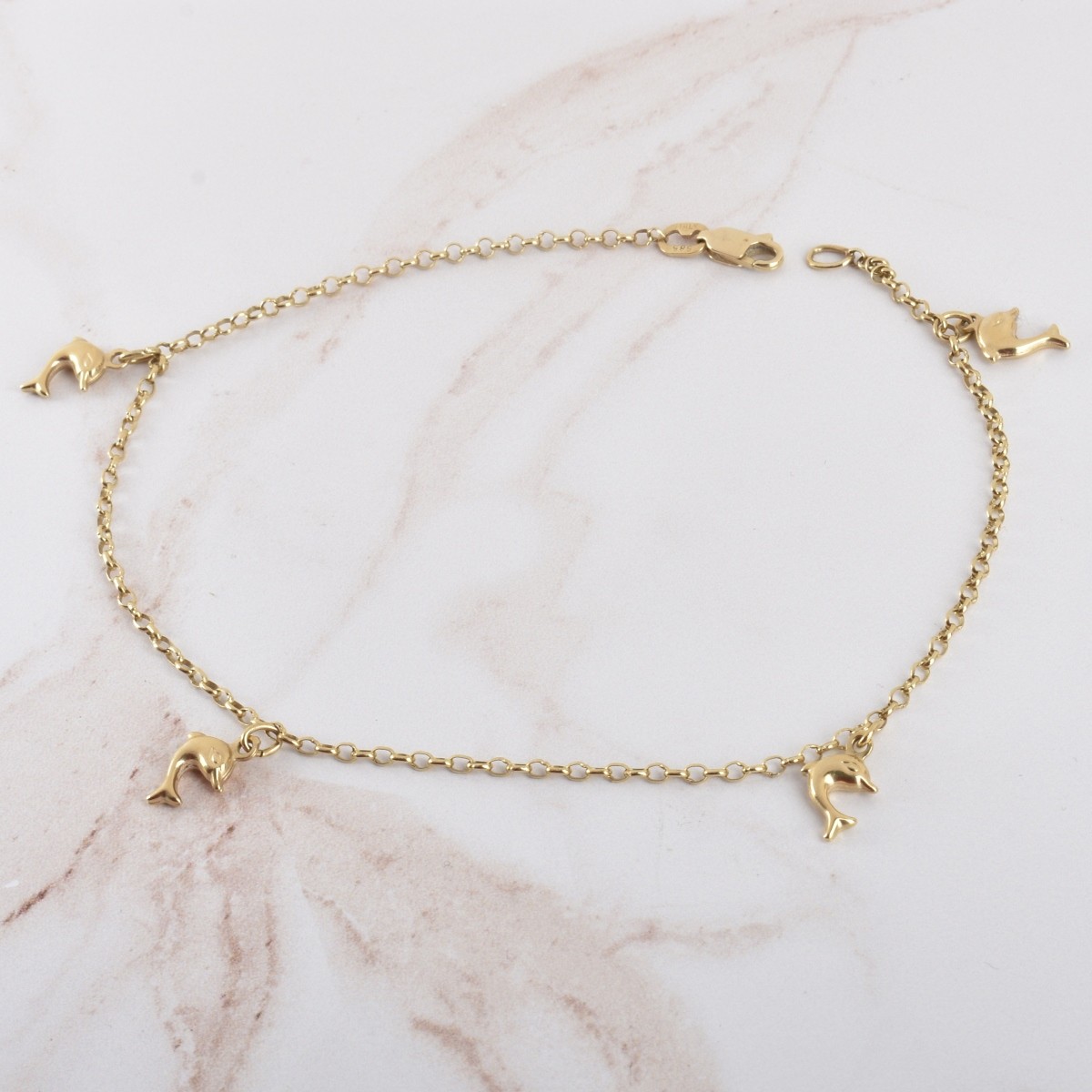 14K Anklet