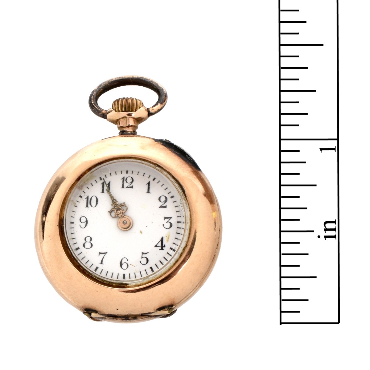 14K and Diamond Pocket Watch