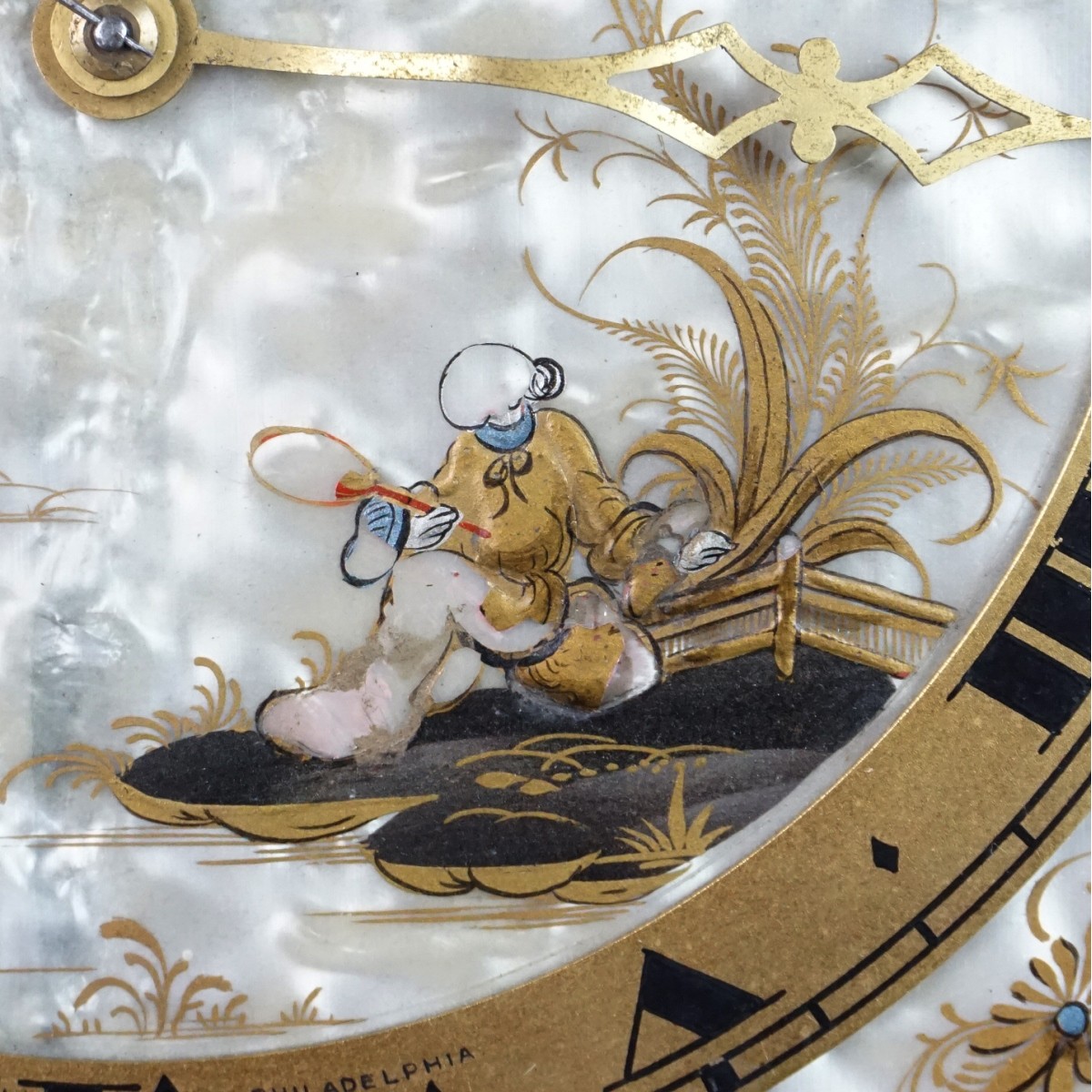 J.E. Caldwell Chinoiserie Clock