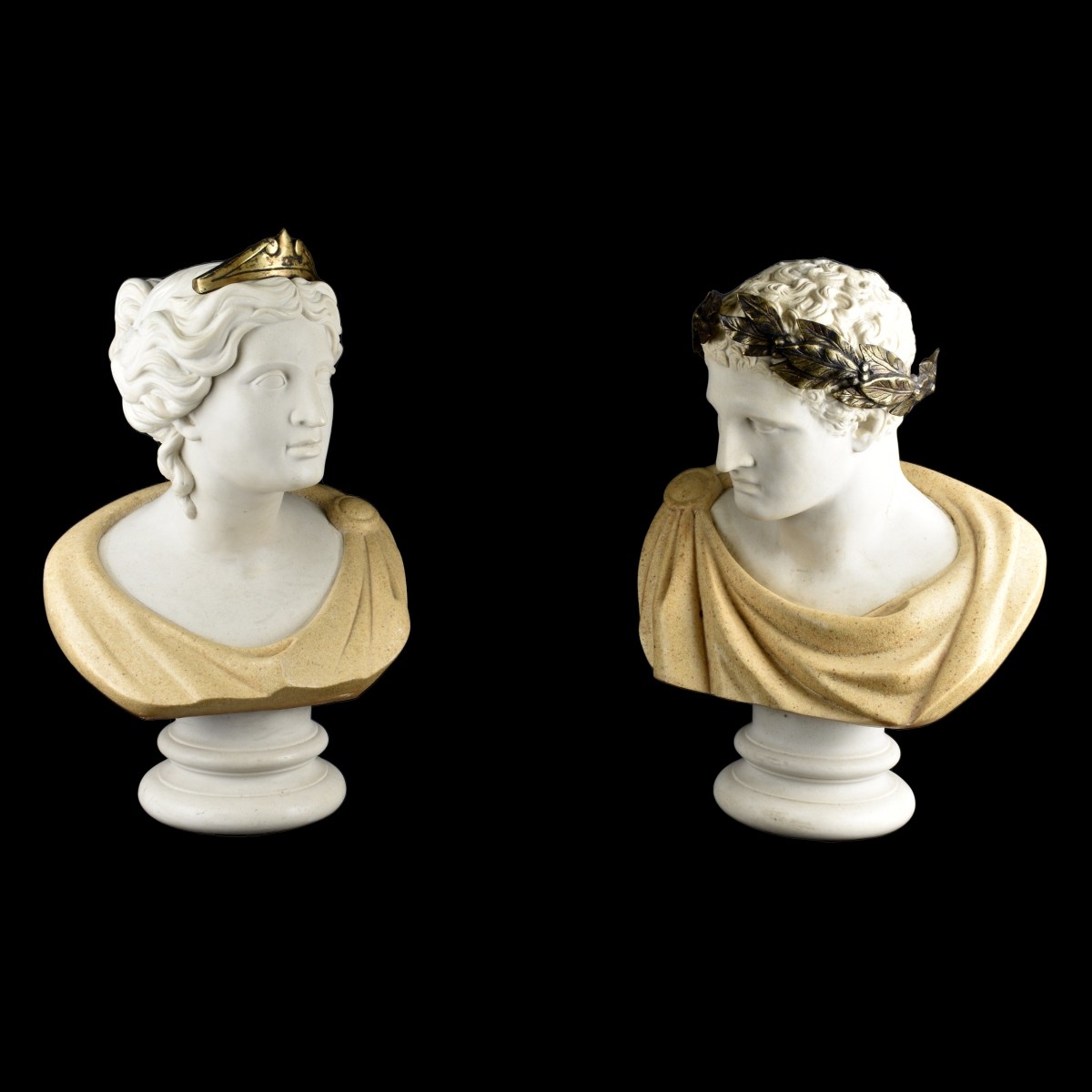 Pair of Neoclassical Style Busts