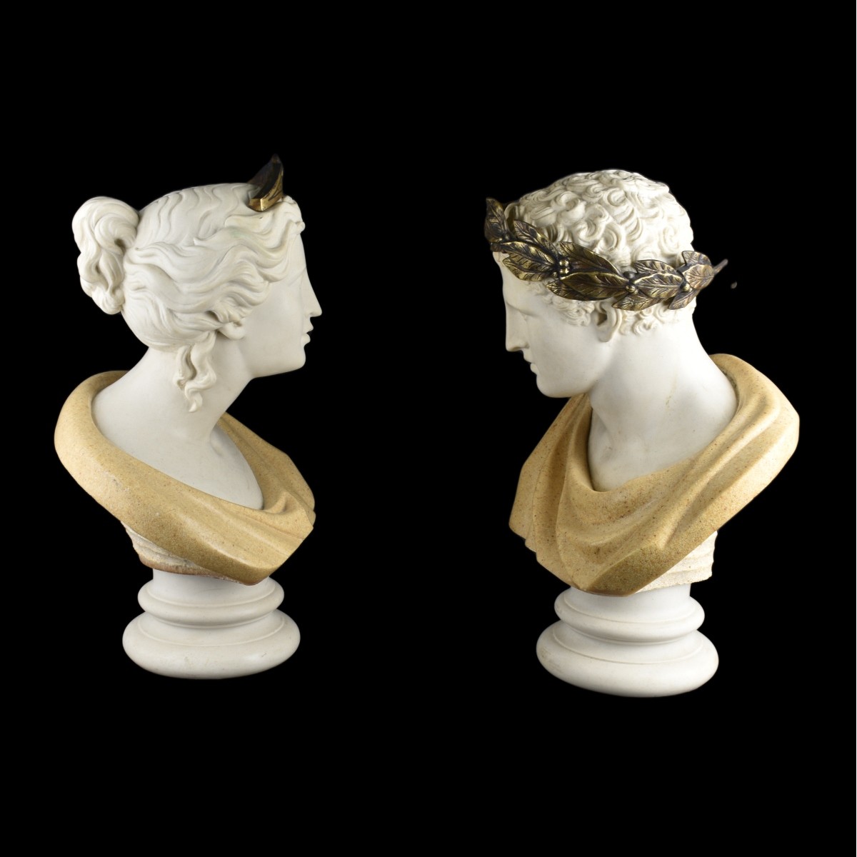 Pair of Neoclassical Style Busts