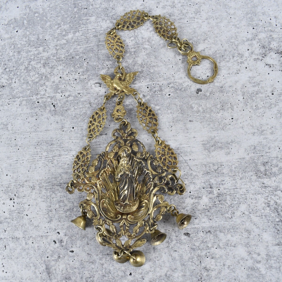 Spanish Colonial Gilt Silver Pendant