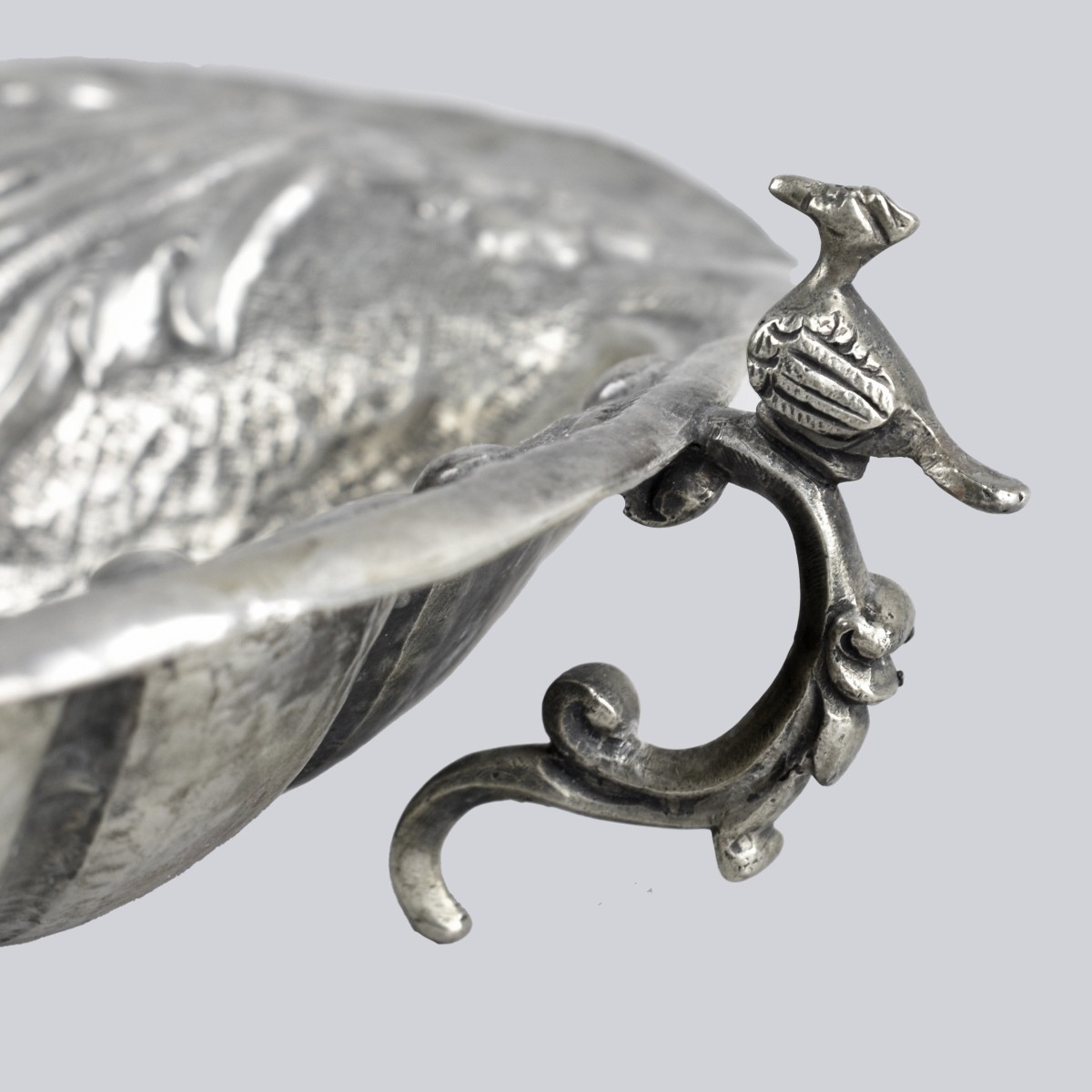 18th Cent. Silver Baptismal Dish