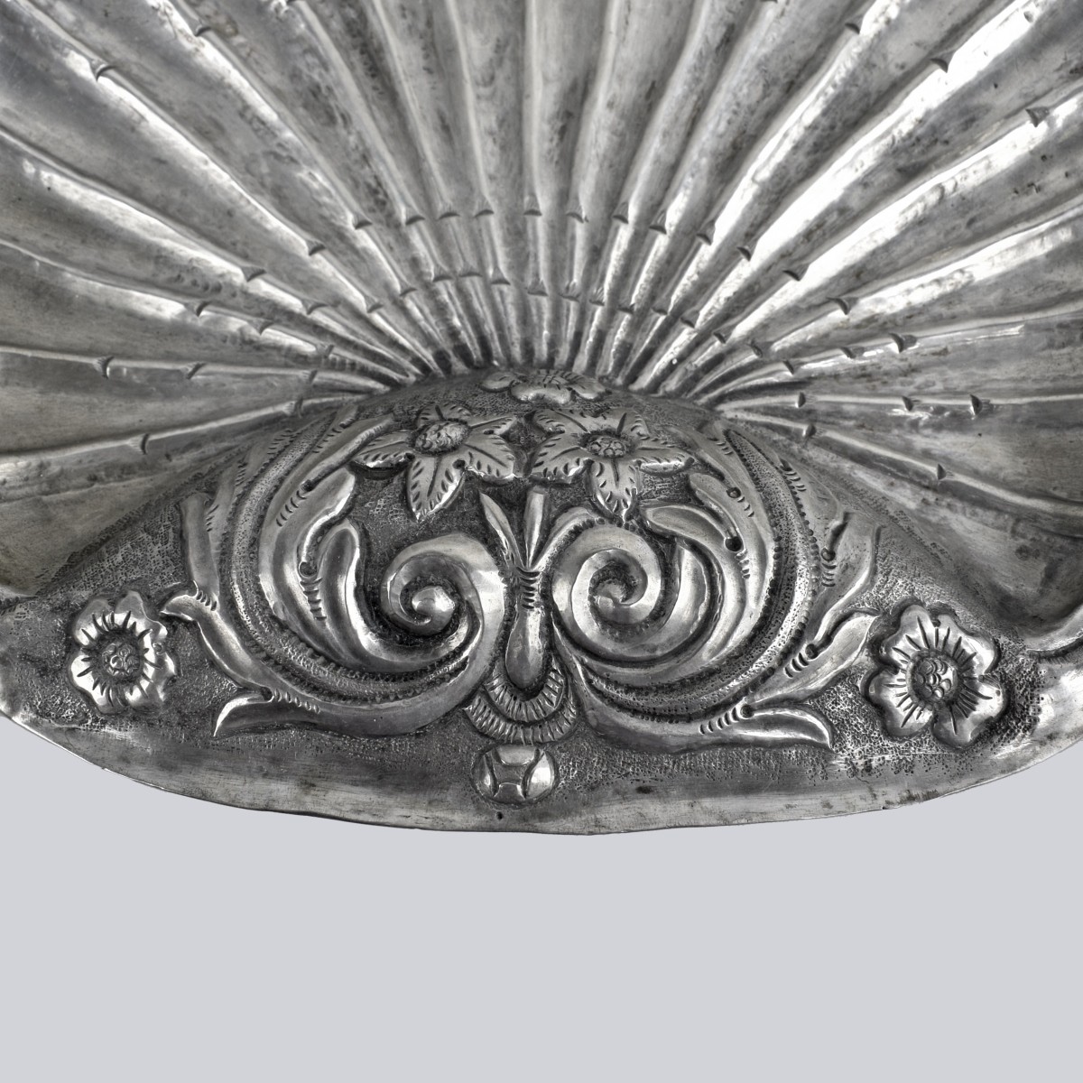 18th Cent. Silver Baptismal Dish