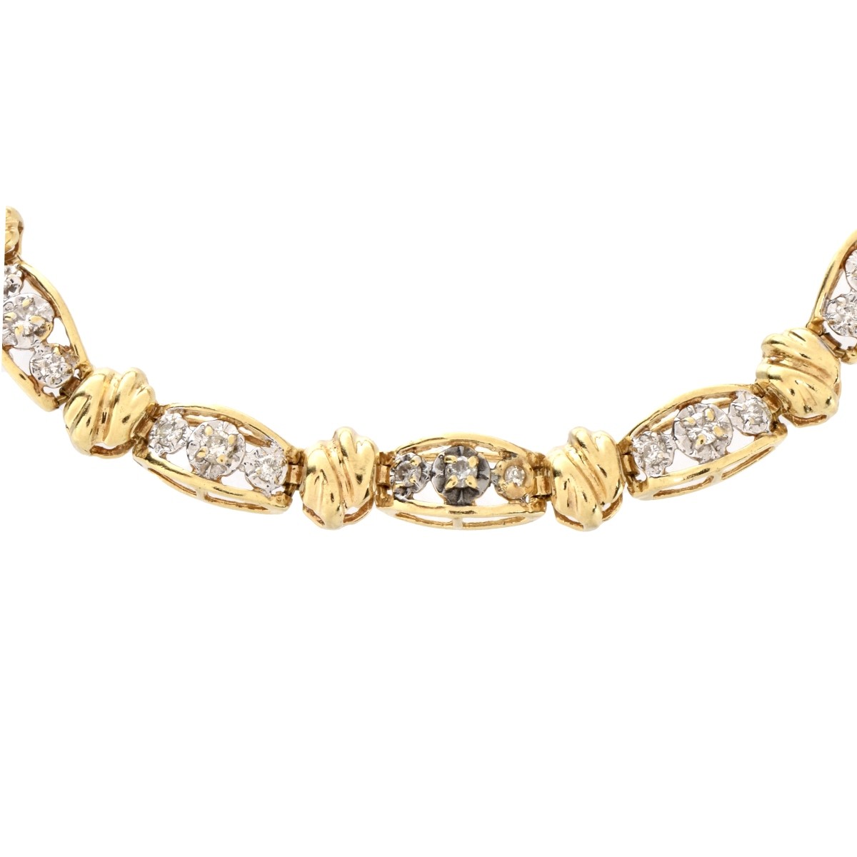 Diamond and 14K Bracelet