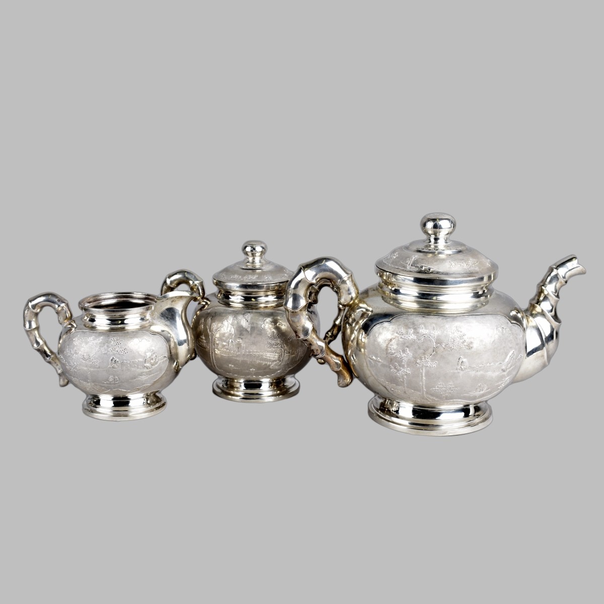 Vietnamese .900 Silver Tea / Coffee Set