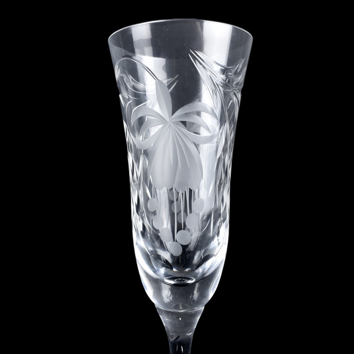Royal Brierley "Fuchsia" Stemware