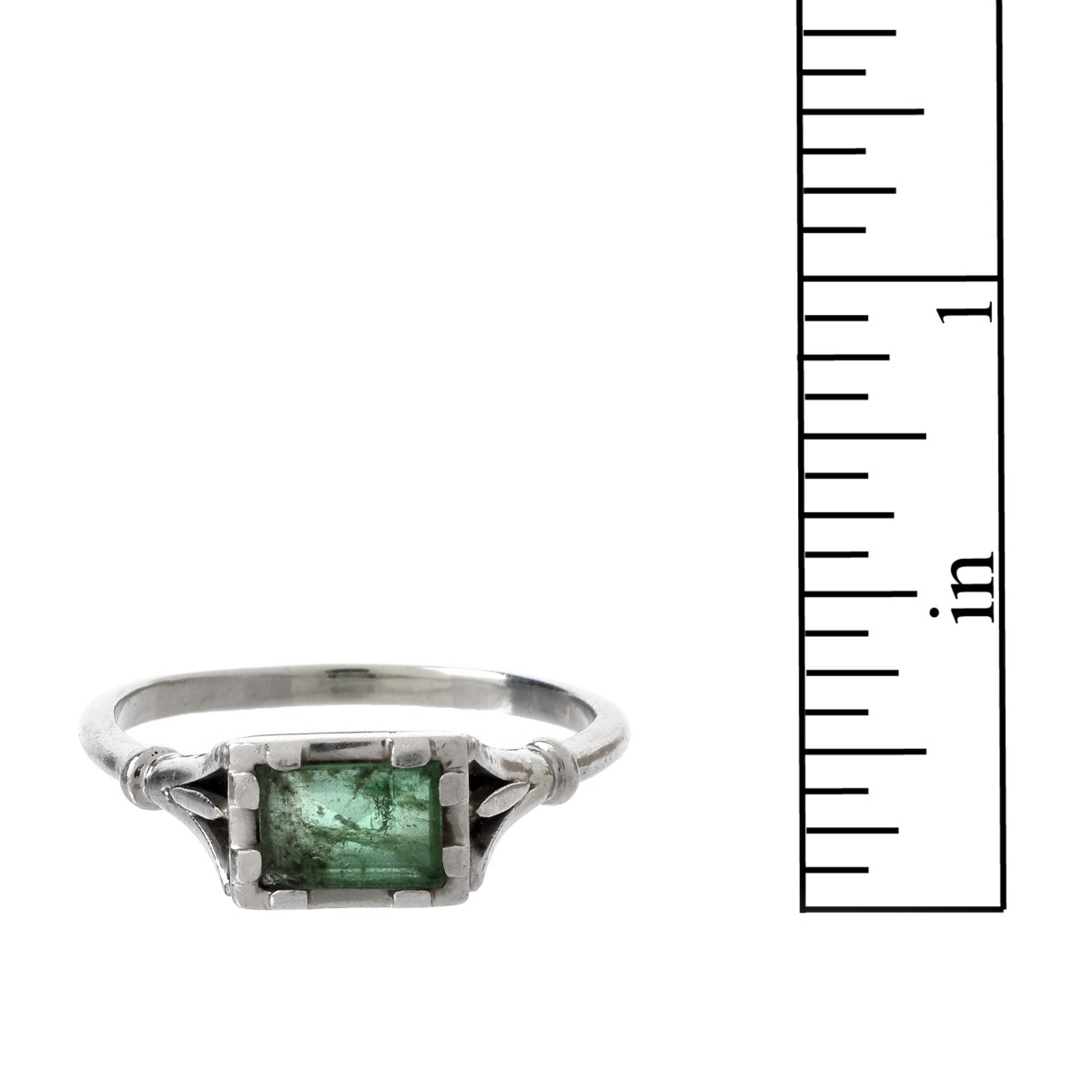 Emerald and 14K Ring